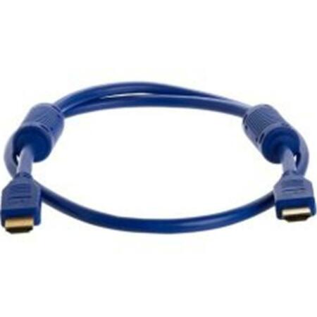 CMPLE 28AWG HDMI Cable with Ferrite Cores - Blue - 3FT 971-N